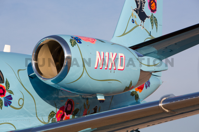 Image of engine on Citation560XL Ravens and Roses