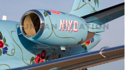 Image of engine on Citation560XL Ravens and Roses
